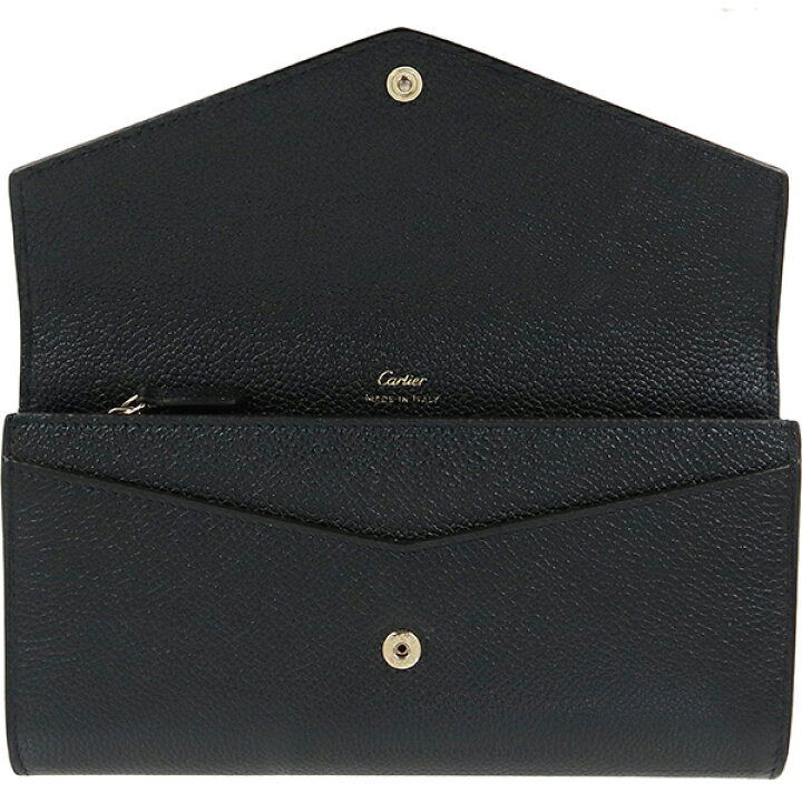 楽天市場】【超美品】 カルティエ 長財布 フラップ付 