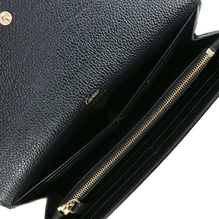 楽天市場】【超美品】 カルティエ 長財布 フラップ付 