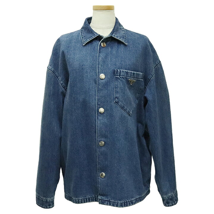 楽天市場】【未使用品】 プラダ ジャケット ウォッシュ加工デニム 