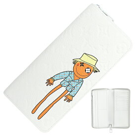 【未使用品】 ルイヴィトン 長財布 ジッピーウォレット ヴェルティカル LVフレンド モノグラム トリヨンレザー ズームと仲間たち ヴァージルアブロー ホワイト 白 ルイヴィトン 二つ折り財布 LOUIS VUITTON ルイヴィトン 財布 メンズ 二つ折り長財布 ブランド