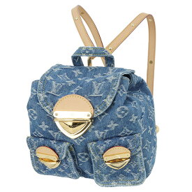 【未使用品】 ルイヴィトン バックパック ヴェニス LVリミックス モノグラム デニム レザー ブルーデニム ミニリュック LOUIS VUITTON ルイヴィトン リュックサック レディース ショルダーバッグ ミニバッグ キャンバス バック BAG ブランド