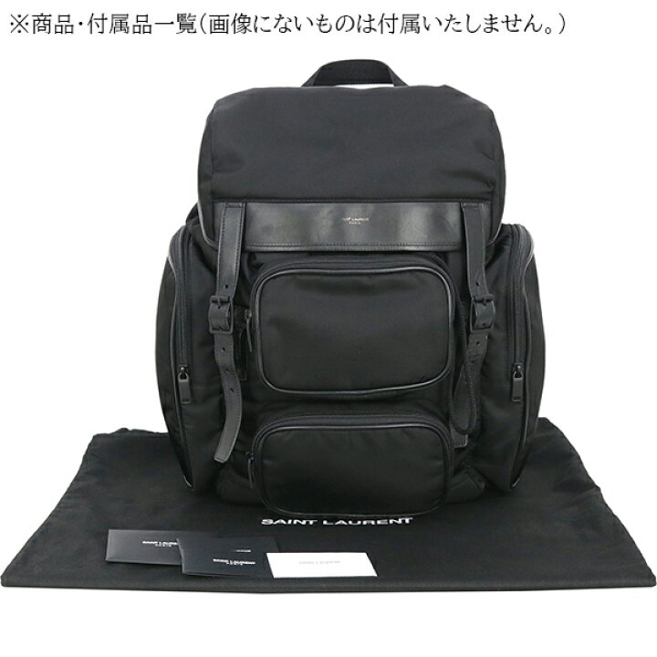 楽天市場】サンローラン バックパック シティマルチポケット ナイロン 