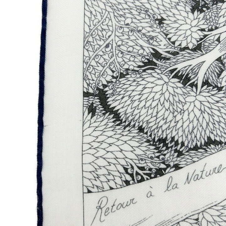 楽天市場】【美品】 エルメス ショール カレ ジェアン 140 自然回帰  