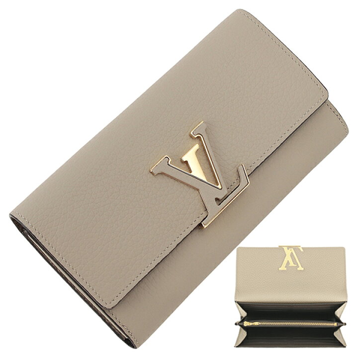 楽天市場】【新品】 ルイヴィトン 長財布 ポルトフォイユ カプシーヌ  