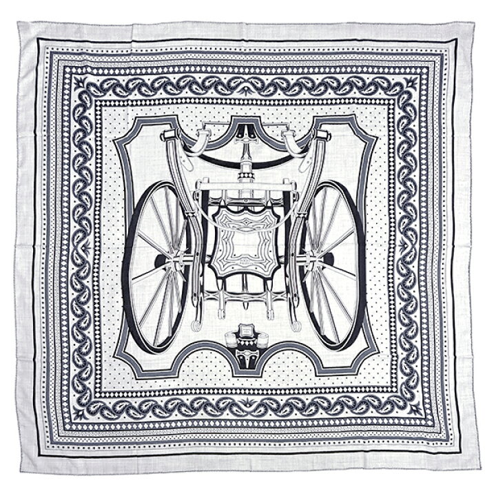 楽天市場】【未使用品】 エルメス ショール カレ ジェアン 140 四輪  