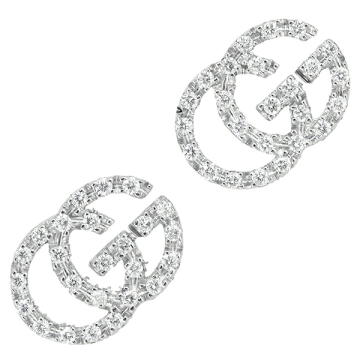 楽天市場】【5%OFF】 グッチ ピアス ダブルG スタッズ ダイヤモンド 