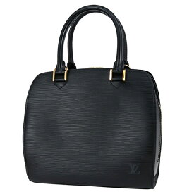 【10%OFF】 ルイヴィトン ハンドバッグ ポンヌフ エピ レザー ブラック 黒 ヴィンテージ LOUIS VUITTON ルイヴィトン バッグ 本革 スクエア 四角形 ハンドバック バック HANDBAG BAG VINTAGE 中古