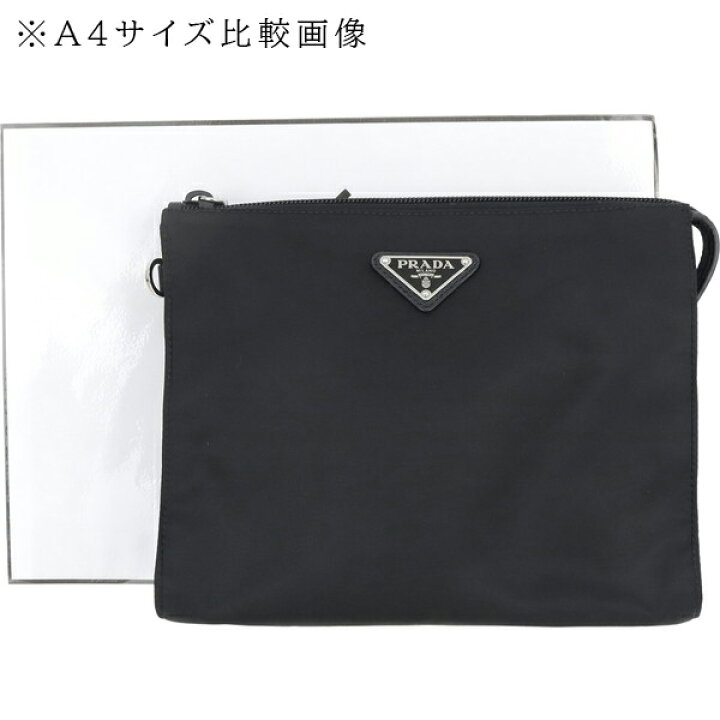 楽天市場】【新品同様】 プラダ クラッチバッグ ネセセール リナイロン  