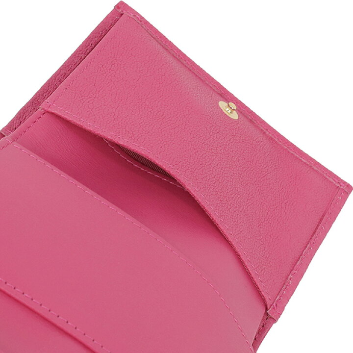 楽天市場】【10%OFF】 シャネル 三つ折り財布 スモール フラップ  