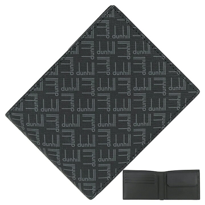 楽天市場】【10%OFF】 ダンヒル 二つ折り財布 小銭入れあり  