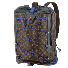 【10%OFF】 ルイヴィトン バックパック アウトドア モノグラム パシフィック タイガ ブラウン コバルト ブルー LOUIS VUITTON ルイヴィトン リュックサック キム・ジョーンズ ショルダーバッグ デイパック 大容量 ビジネスバッグ