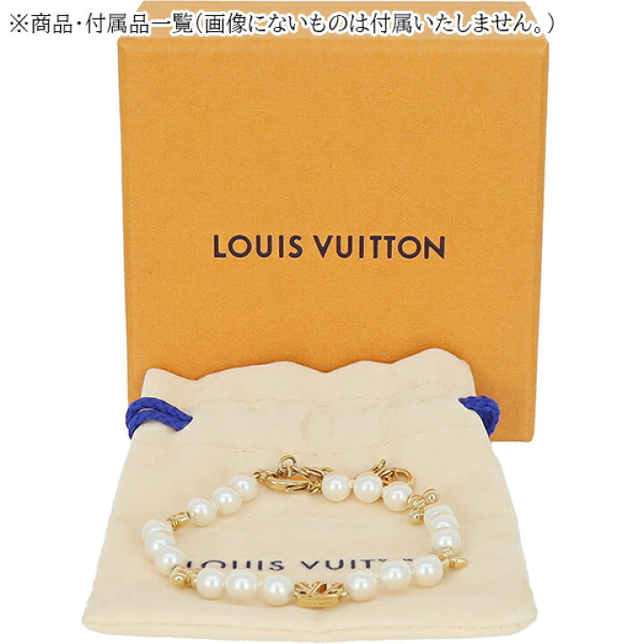 楽天市場】【新品】 ルイヴィトン ブレスレット マイ LV パール メタル 