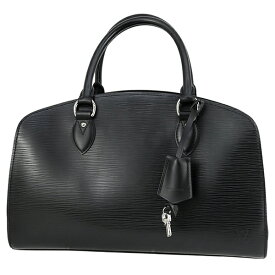 【ヴィンテージ】 ルイヴィトン ハンドバッグ ポンヌフ PM エピ レザー ブラック 黒 LOUIS VUITTON ルイヴィトン バッグ レディース 本革 スクエア 横長 ハンドバック バック HANDBAG BAG VINTAGE ブランド 美品 中古