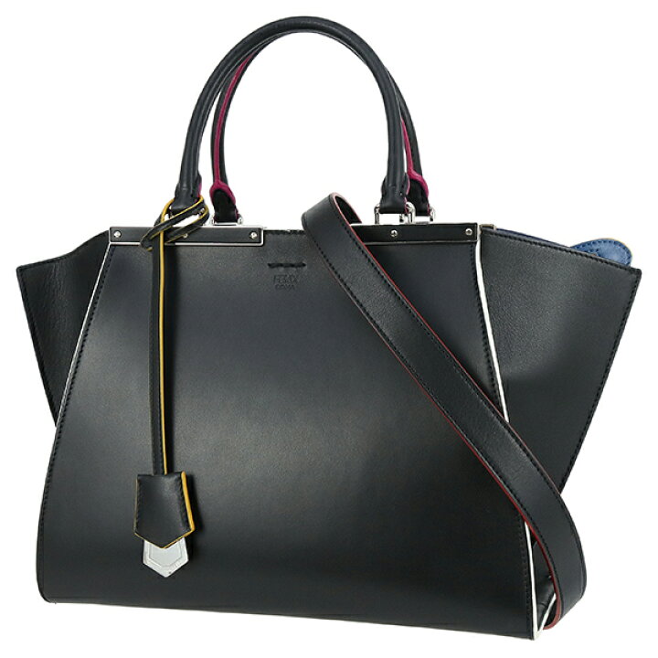 楽天市場】【超美品】 フェンディ トロワジュール カーフレザー  