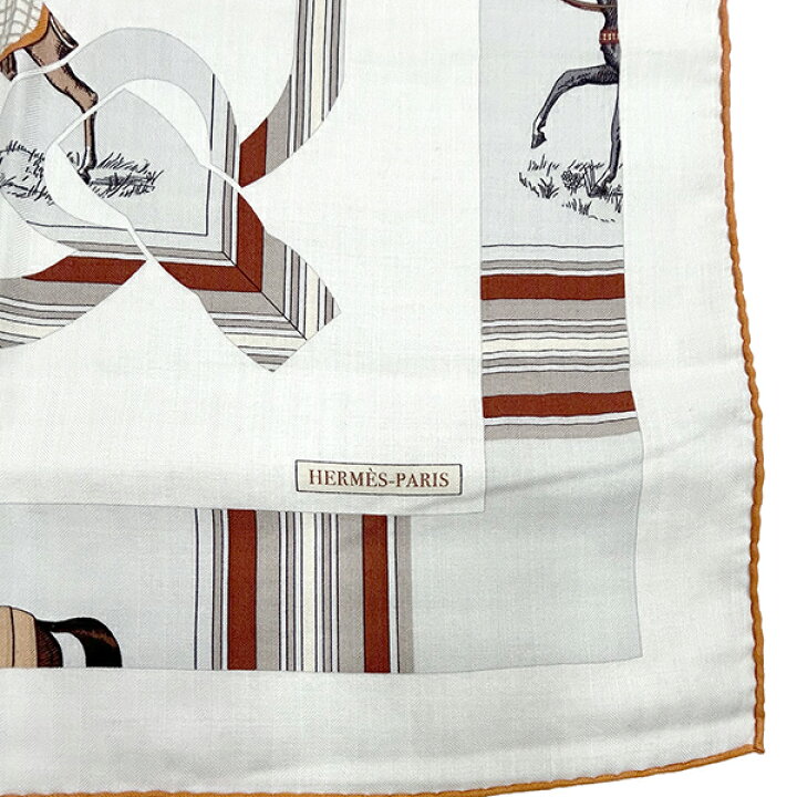 エルメス HERMES ストール(ショール) カレ140/カレジェアン カシミヤ  