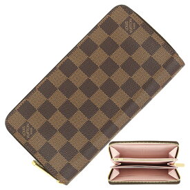 【未使用品】 ルイヴィトン 長財布 ジッピー ウォレット ダミエ ローズバレリーヌ レザー ルイヴィトン ラウンドファスナー長財布 LOUIS VUITTON ルイヴィトン 財布 レディース ピンク ブラウン ラウンドジップ ロングウォレット ブランド