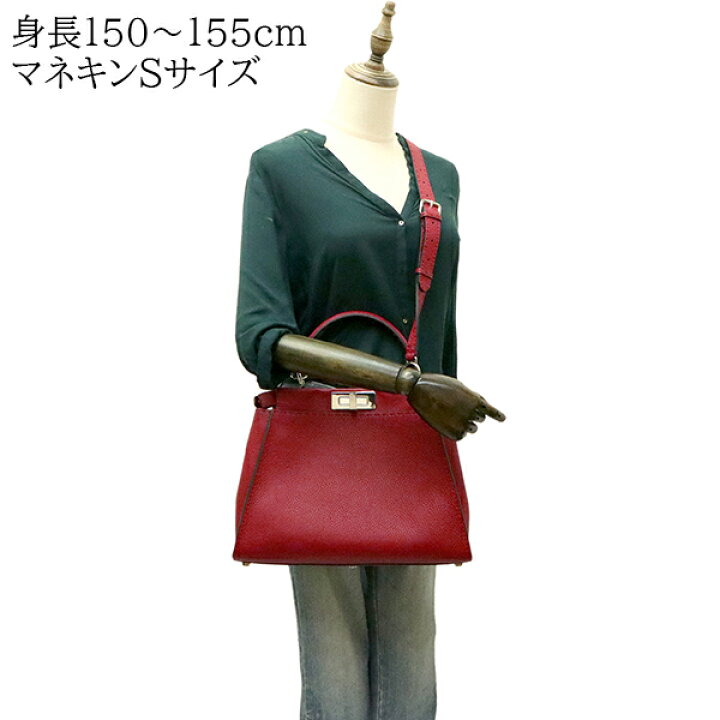 楽天市場】フェンディ ピーカブー ミディアム セレリア カーフレザー  