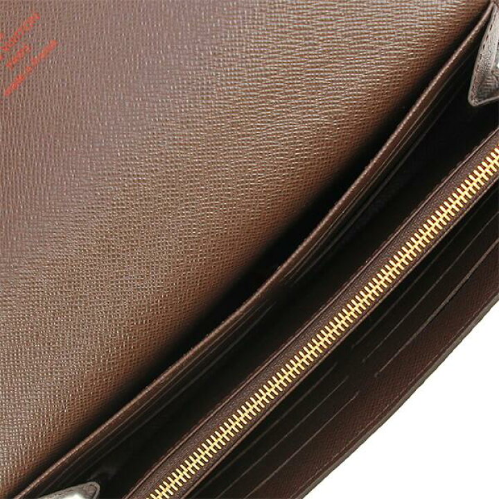 楽天市場】【5%OFF】 ルイヴィトン 長財布 ポルトフォイユ サラ ダミエ 