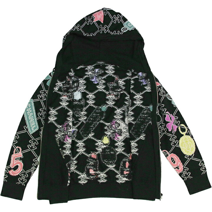 楽天市場】【10%OFF】 シャネル パーカー ジップアップ フーディー 34 