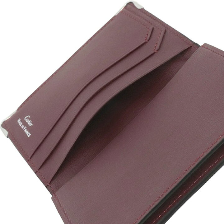 楽天市場】【新品】 カルティエ 名刺入れ 二つ折り マスト ドゥ 