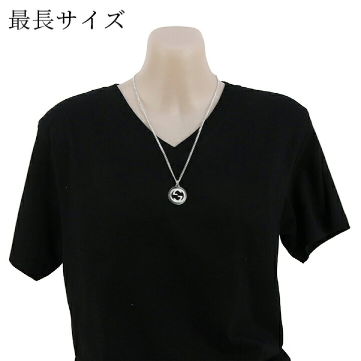 楽天市場】【5%OFF】 グッチ ネックレス インターロッキングG 