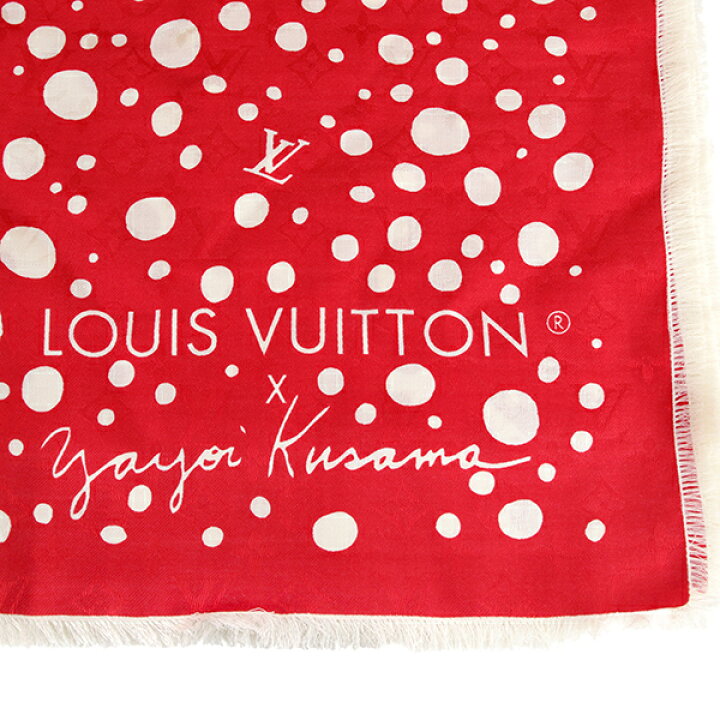 楽天市場】【10%OFF】 ルイヴィトン ショール 140 LV × YK 