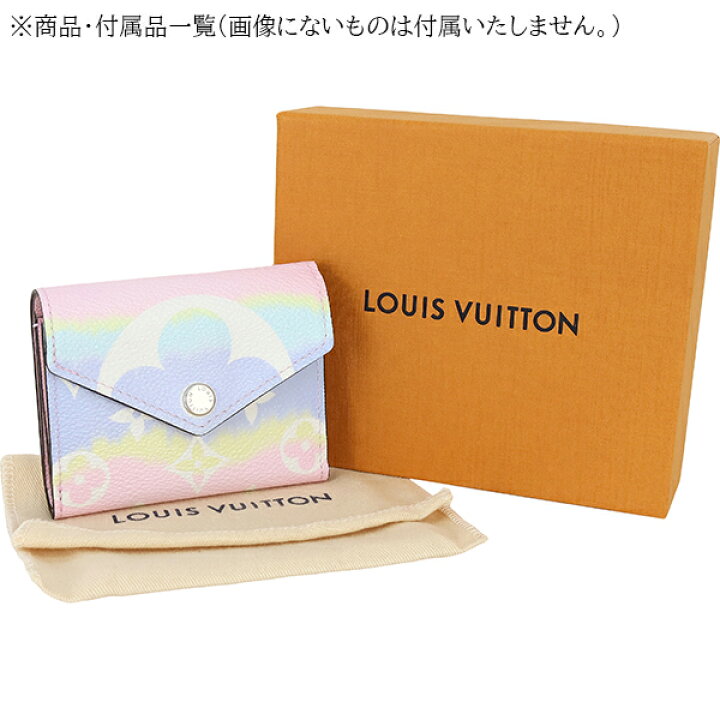 楽天市場】【5%OFF】 ルイヴィトン 三つ折り財布 ポルトフォイユ ゾエ 