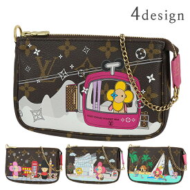 【10%OFF】 ルイヴィトン アクセサリーポーチ ミニ ポシェット アクセソワール モノグラム ヴィヴィエンヌ ブラウン マルチカラー LOUIS VUITTON ルイヴィトン ミニポーチ レディース チェーンポーチ チェーン ミニ ハンド チャーム