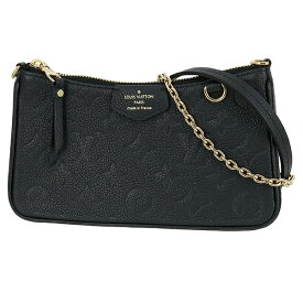 【未使用品】 ルイヴィトン ショルダーバッグ イージーポーチ モノグラム アンプラント レザー ブラック 2WAYバッグ ルイヴィトン チェーンバッグ LOUIS VUITTON ルイヴィトン ハンドバッグ レディース クロスボディバッグ ポシェット ミニバッグ 本革 バック BAG ブランド