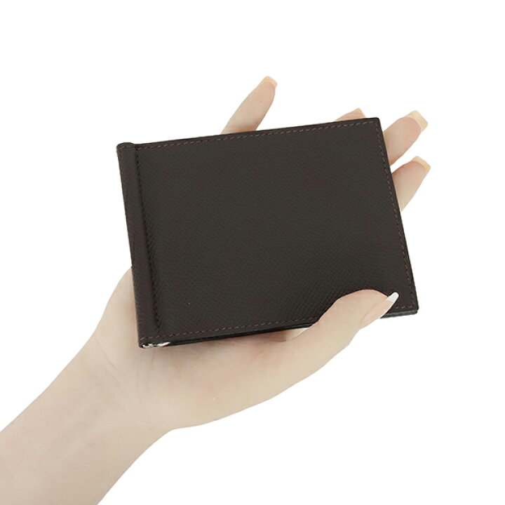 楽天市場】【5%OFF】 エルメス 二つ折り財布 札入れ マネークリップ  