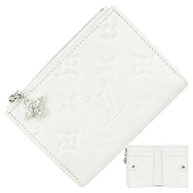 【新品】 ルイヴィトン 二つ折り財布 ポルトフォイユ リサ モノグラム アンプラント レザー スノー ホワイト ナノジェム ミニ財布 LOUIS VUITTON ルイヴィトン 財布 レディース ストラス コンパクト財布 コンパクトウォレット ミニウォレット ブランド