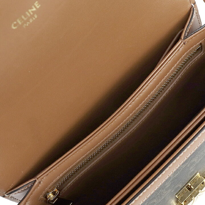 楽天市場】【超美品】 セリーヌ ショルダーバッグ ティーン トリオンフ 