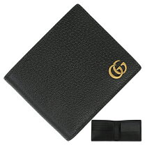 楽天市場】gucci ダブルg ggマーモント 二つ折り財布 レザーの通販