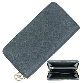 【10%OFF】 ルイヴィトン 長財布 ジッピーウォレット モノグラム アンプラント LVサークルチャーム ストラス ネイビーブルー ルイヴィトン ラウンドファスナー長財布 LOUIS VUITTON ルイヴィトン 財布 ラインストーン LVロゴ