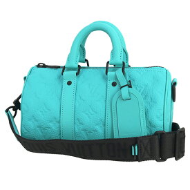 【10%OFF】 ルイヴィトン ショルダーバッグ キーポル バンドリエール 25 トリヨン モノグラム レザー ターコイズ ブルー 2WAYバッグ ミニバッグ LOUIS VUITTON ルイヴィトン ハンドバッグ メンズ レディース クロスボディバッグ ポシェット 本革 ブランド