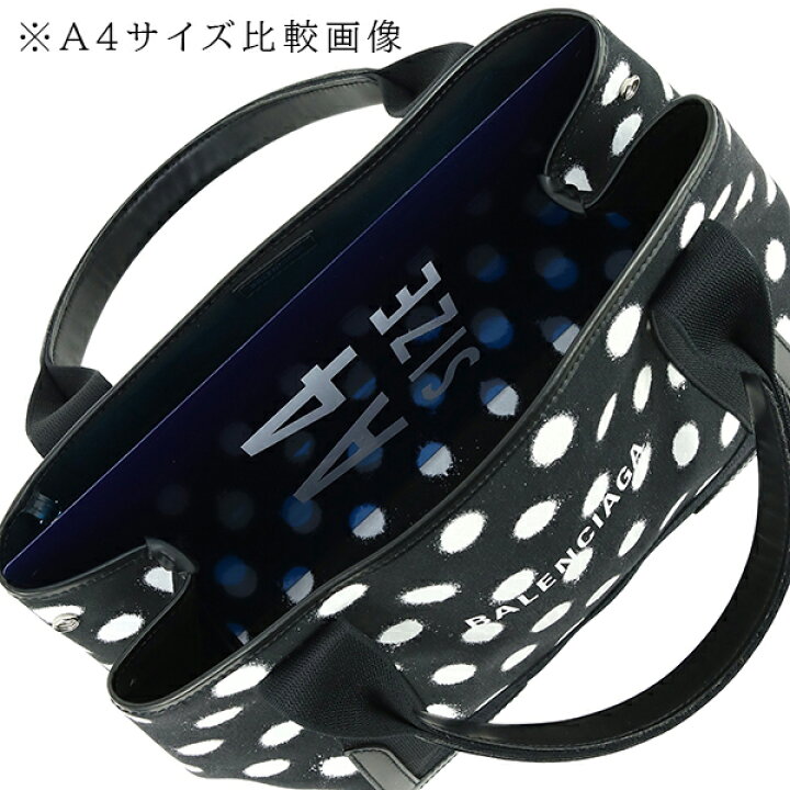 楽天市場】【美品】 バレンシアガ トートバッグ ネイビー カバ ドット 