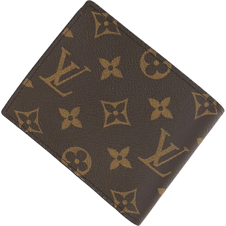 楽天市場】【10%OFF】 ルイヴィトン 二つ折り財布 ポルトフォイユ  