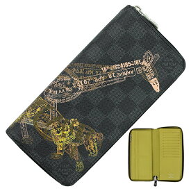 【新品】 ルイヴィトン 長財布 ジッピーウォレット ヴェルティカル パスポートスタンプ ダミエ グラフィット レザー ブラック グレー マルチカラー ラウンドファスナー長財布 LOUIS VUITTON ルイヴィトン 財布 メンズ 二つ折り財布 二つ折り長財布 ロングウォレット ブランド