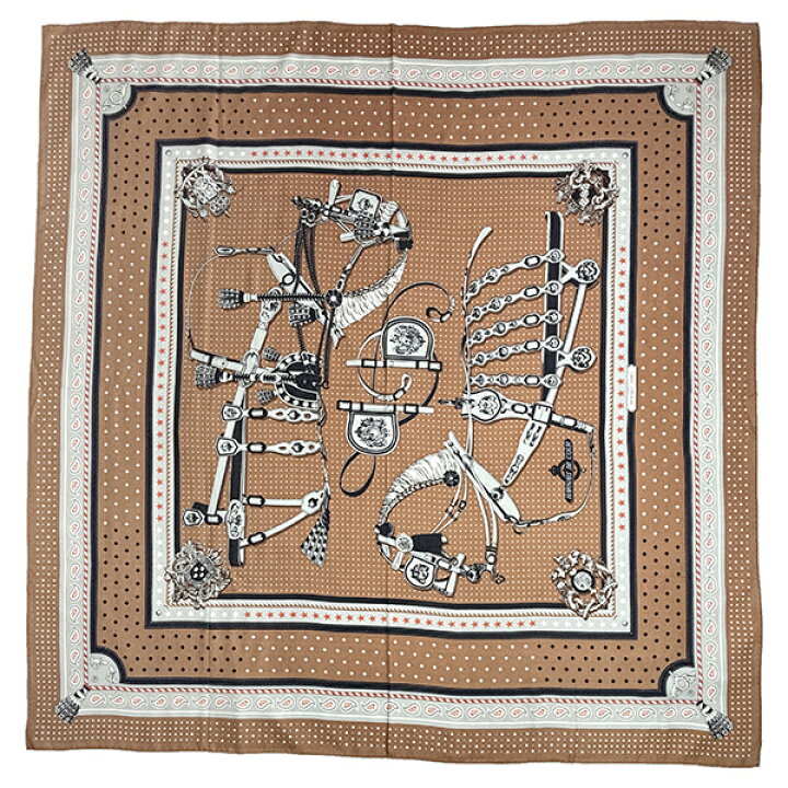 楽天市場】【未使用】 エルメス ショール カレ ジェアン 140 宮廷の  