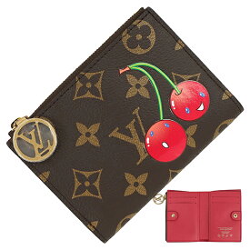 【5%OFF】 ルイヴィトン 二つ折り財布 LV × TM ポルトフォイユ リサ モノグラム チェリー レザー ルイヴィトン ミニ財布 村上隆コラボ LOUIS VUITTON ルイヴィトン 財布 レディース コンパクトウォレット コンパクト財布 ミニウォレット ブランド
