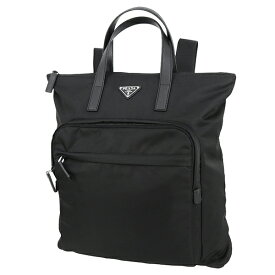 【未使用品】 プラダ リュックサック テスート リナイロン サフィアーノ レザー ブラック 黒 三角ロゴ トライアングルロゴ 2WAYバッグ プラダ トートバッグ PRADA プラダ ハンドバッグ メンズ レディース バックパック ショルダーバッグ ビジネスバッグ バック BAG ブランド