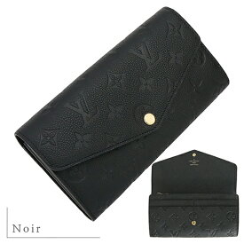 【新品】 ルイヴィトン 長財布 ポルトフォイユ サラ モノグラム アンプラント レザー ブラック グレージュ 二つ折り財布 LOUIS VUITTON ルイヴィトン 財布 レディース 二つ折り長財布 本革 フラップウォレット フラップ長財布 ロングウォレット かぶせ ブランド