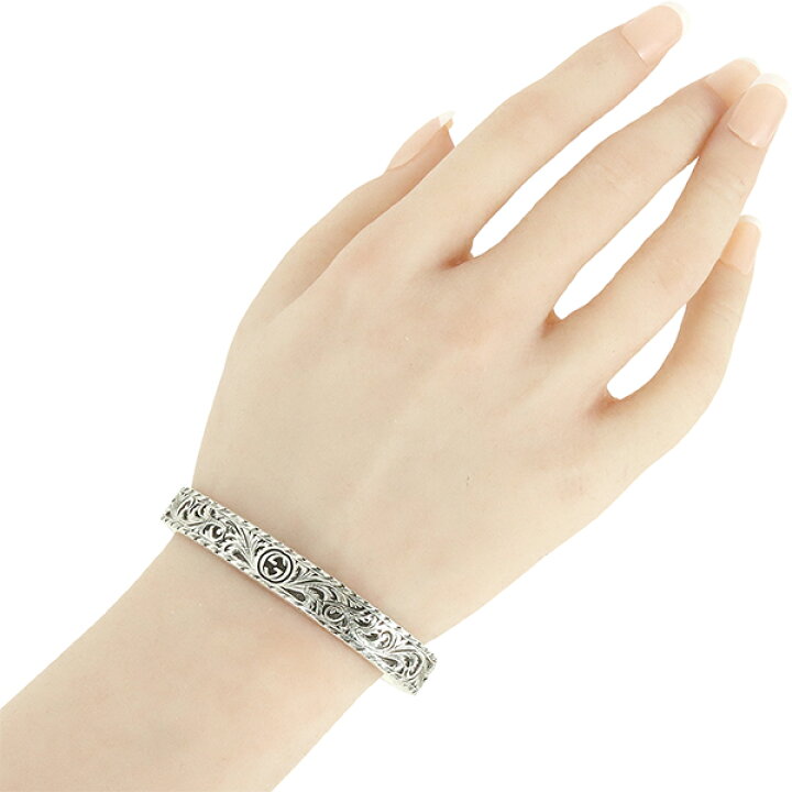楽天市場】【5%OFF】 グッチ バングル インターロッキング G キャット 