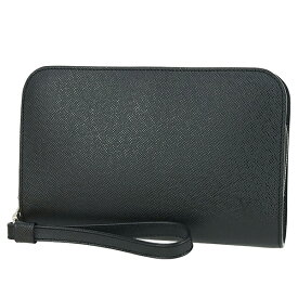 【超美品】 ルイヴィトン セカンドバッグ バイカル タイガ レザー ブラック 黒 ハンドバッグ LOUIS VUITTON ルイヴィトン クラッチバッグ メンズ ポーチ 本革 ミニバッグ ハンドバック バック HANDBAG BAG ブランド 中古