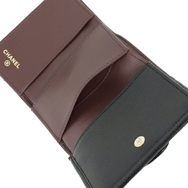 楽天市場】【新品】 シャネル 三つ折り財布 クラシック スモール 