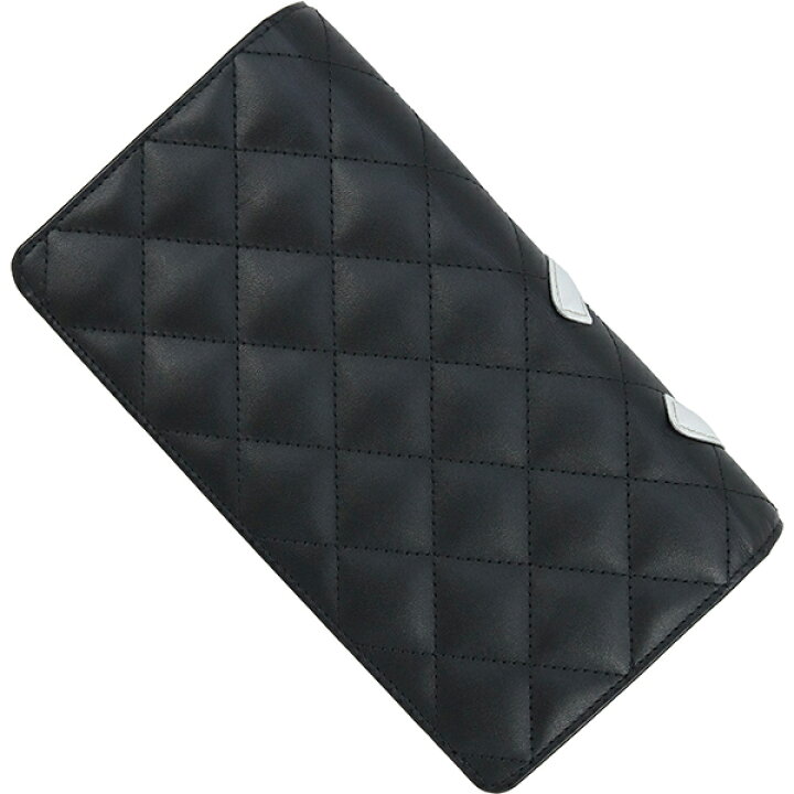 楽天市場】【5%OFF】 シャネル 長財布 カンボンライン カーフ ブラック 
