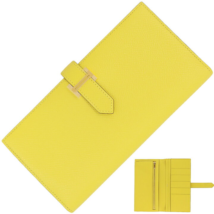 楽天市場】【5%OFF】 エルメス ベアンスフレ エプソン ジョーヌナプル 