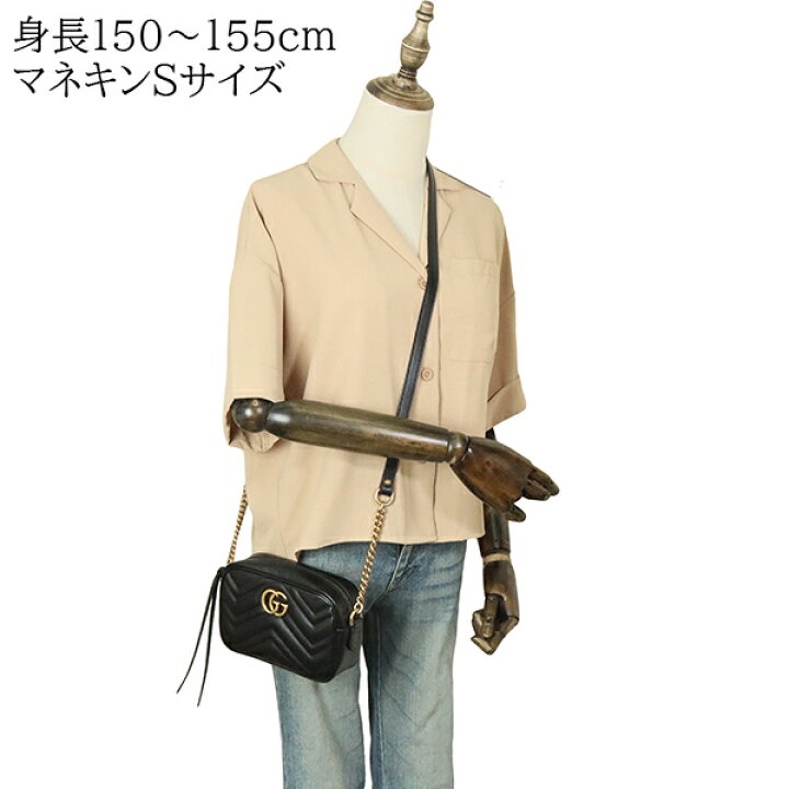 楽天市場】【超美品】 グッチ ショルダーバッグ GGマーモント ミニ 