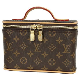 【新品】 ルイヴィトン バニティバッグ ニース ビューティ モノグラム ブラウン ミニバッグ ハンドバッグ LOUIS VUITTON バニティケース レディース ポーチ 化粧ポーチ 化粧品入れ コスメポーチ セカンドバッグ トラベルバッグ ブランド