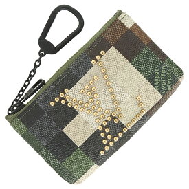 【未使用品】 ルイヴィトン コインケース ポシェット クレ ダミエ ポップ ダモフラージュ ルイヴィトン キーホルダー カードケース LOUIS VUITTON ルイヴィトン 財布 メンズ ルイヴィトン 小銭入れ 迷彩柄 カモフラージュ カーキグリーン マルチカラー LVスタッズ ブランド